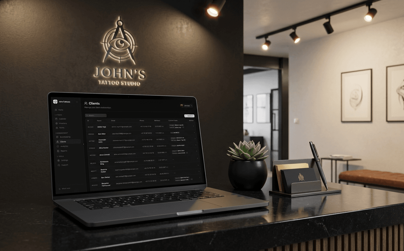 Studio reception view