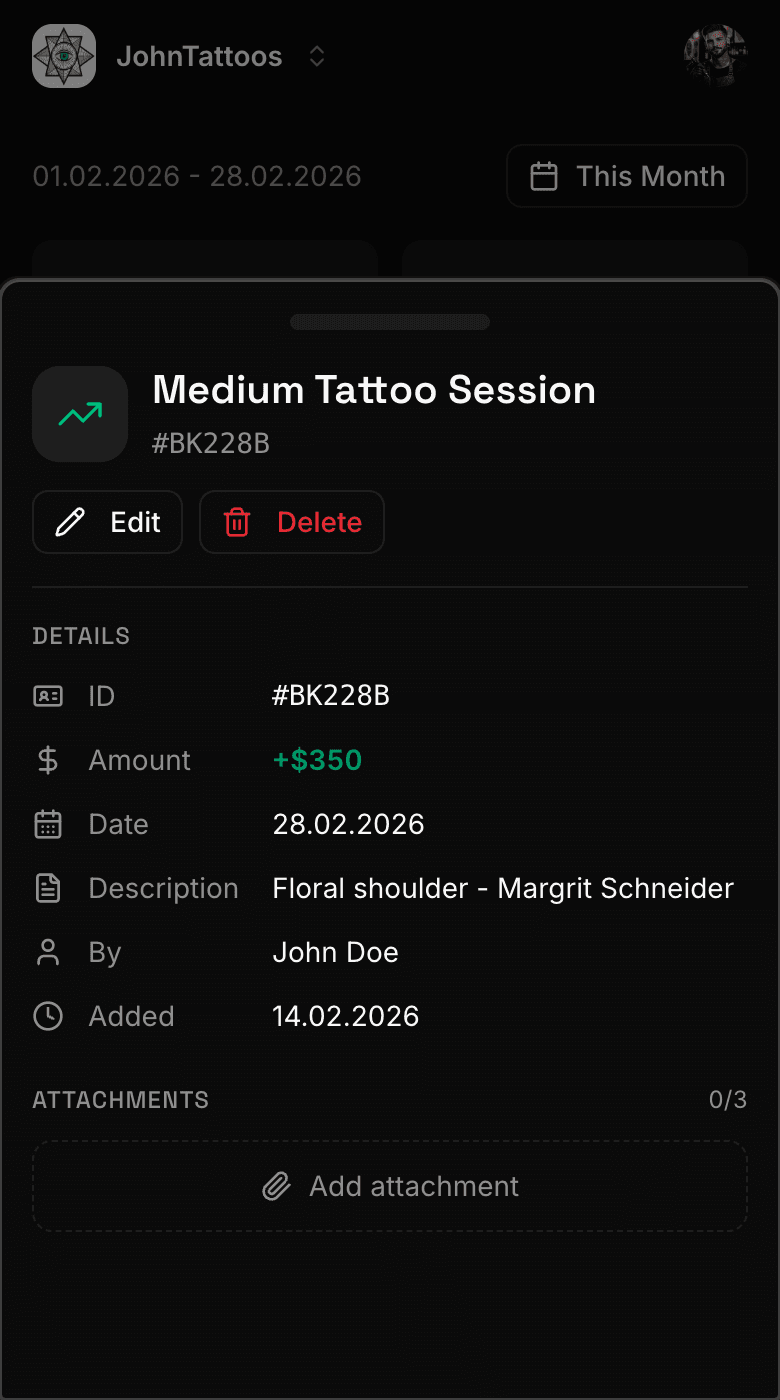 Bookkeeping mobile 3