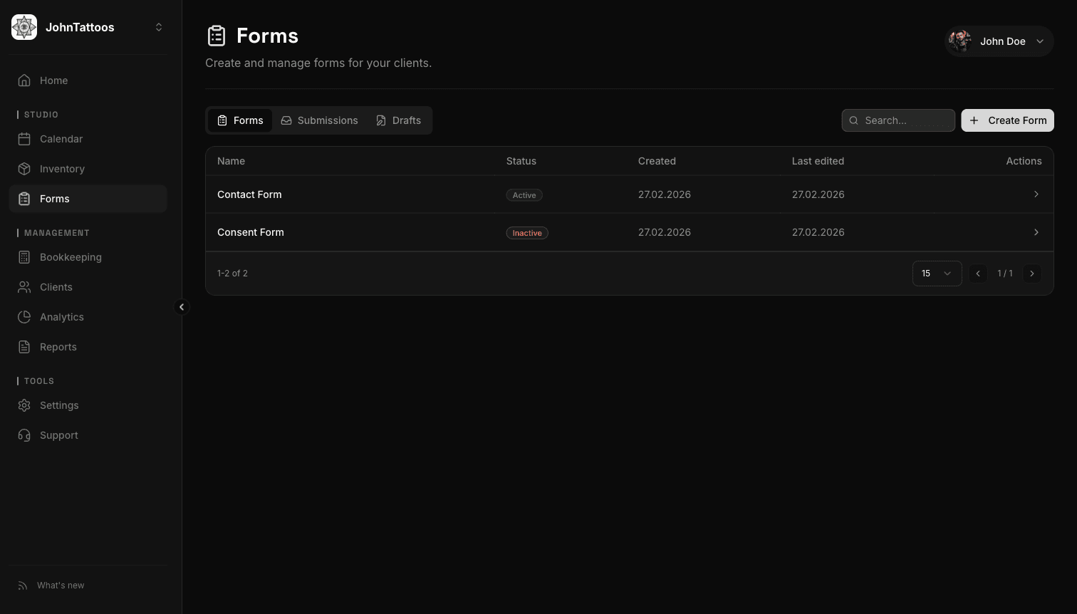 Forms desktop 1