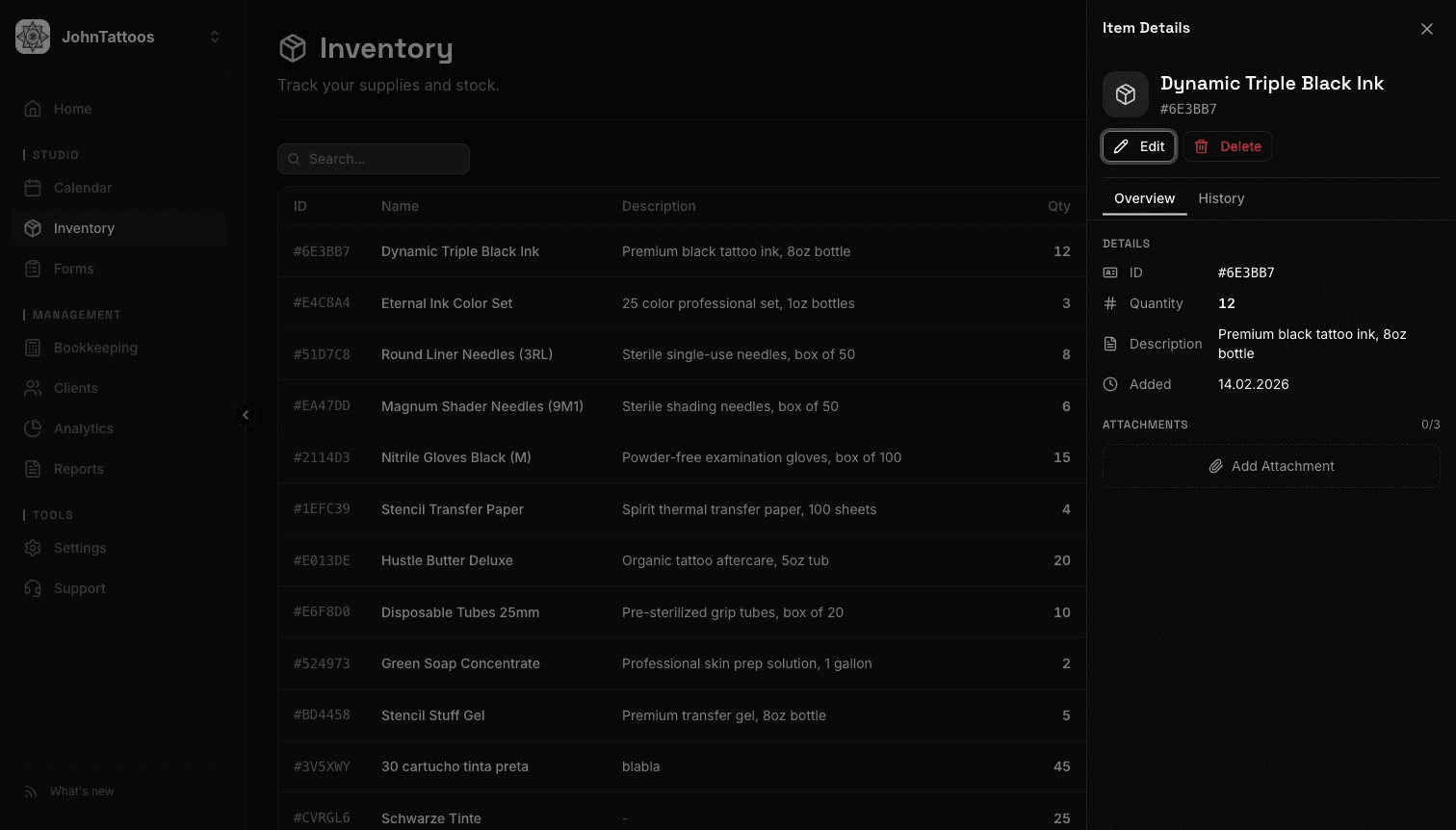 Inventory desktop 4